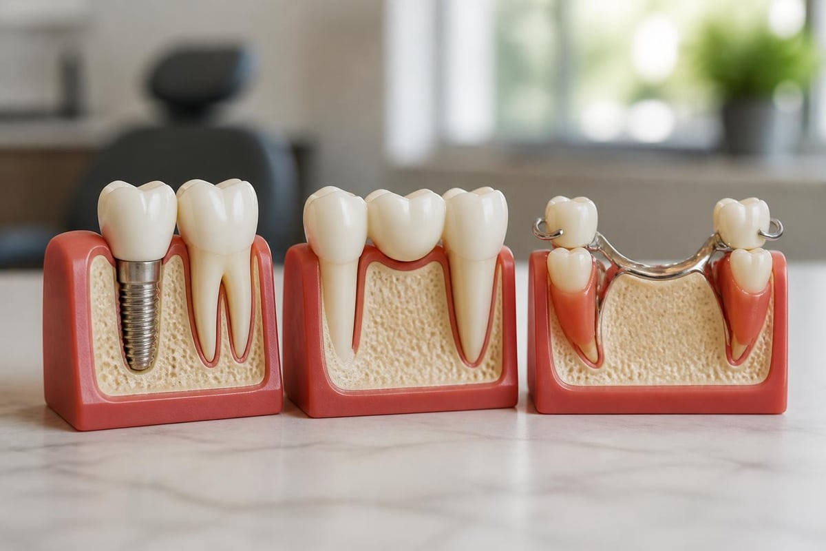 Tooth replacement options comparison