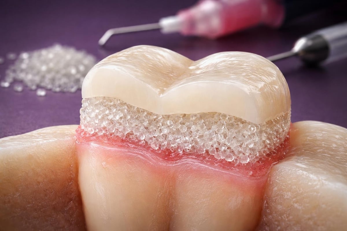 Composite filling material components