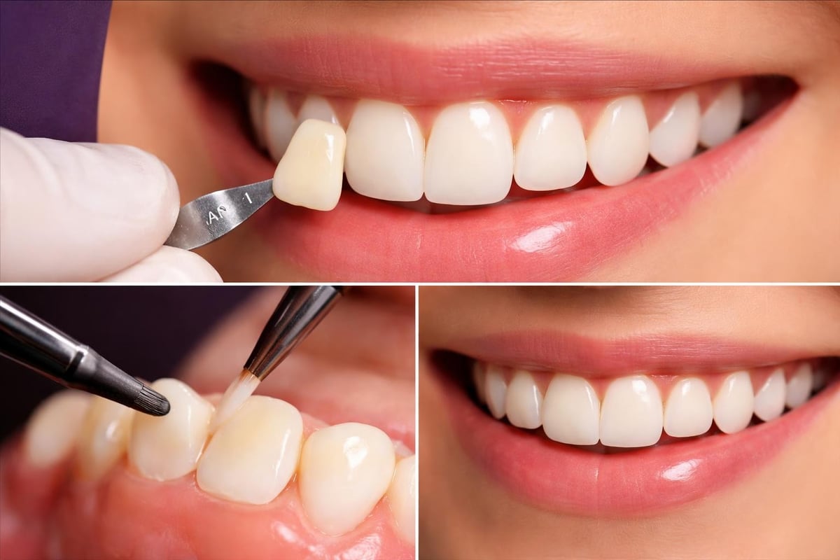 Composite filling aesthetic results