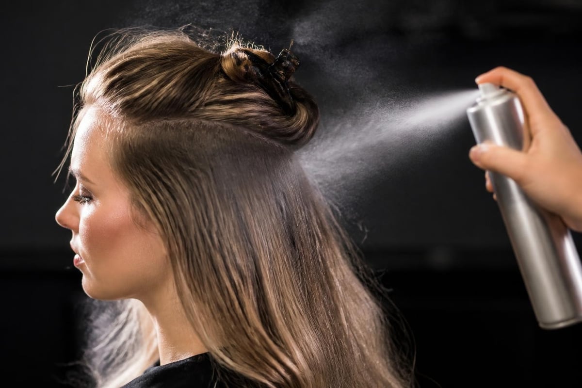 How alcohol evaporates from hair