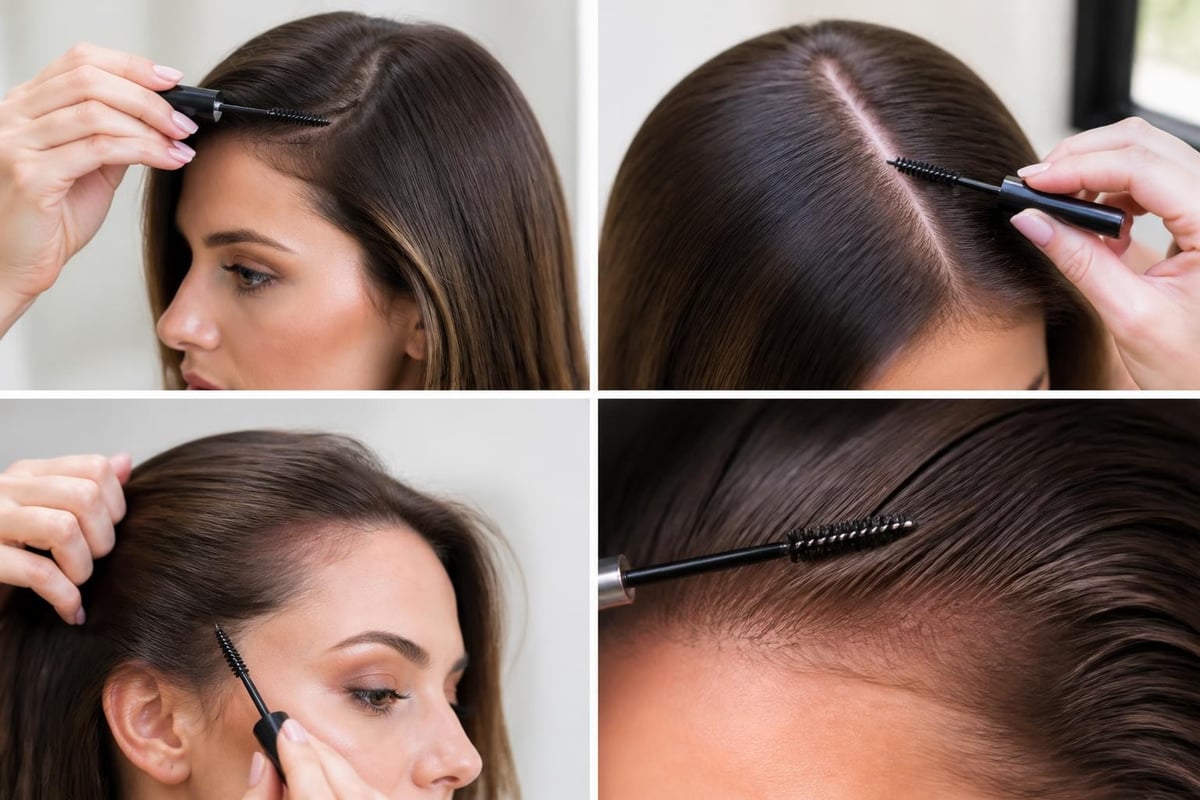 Step-by-step finishing stick application
