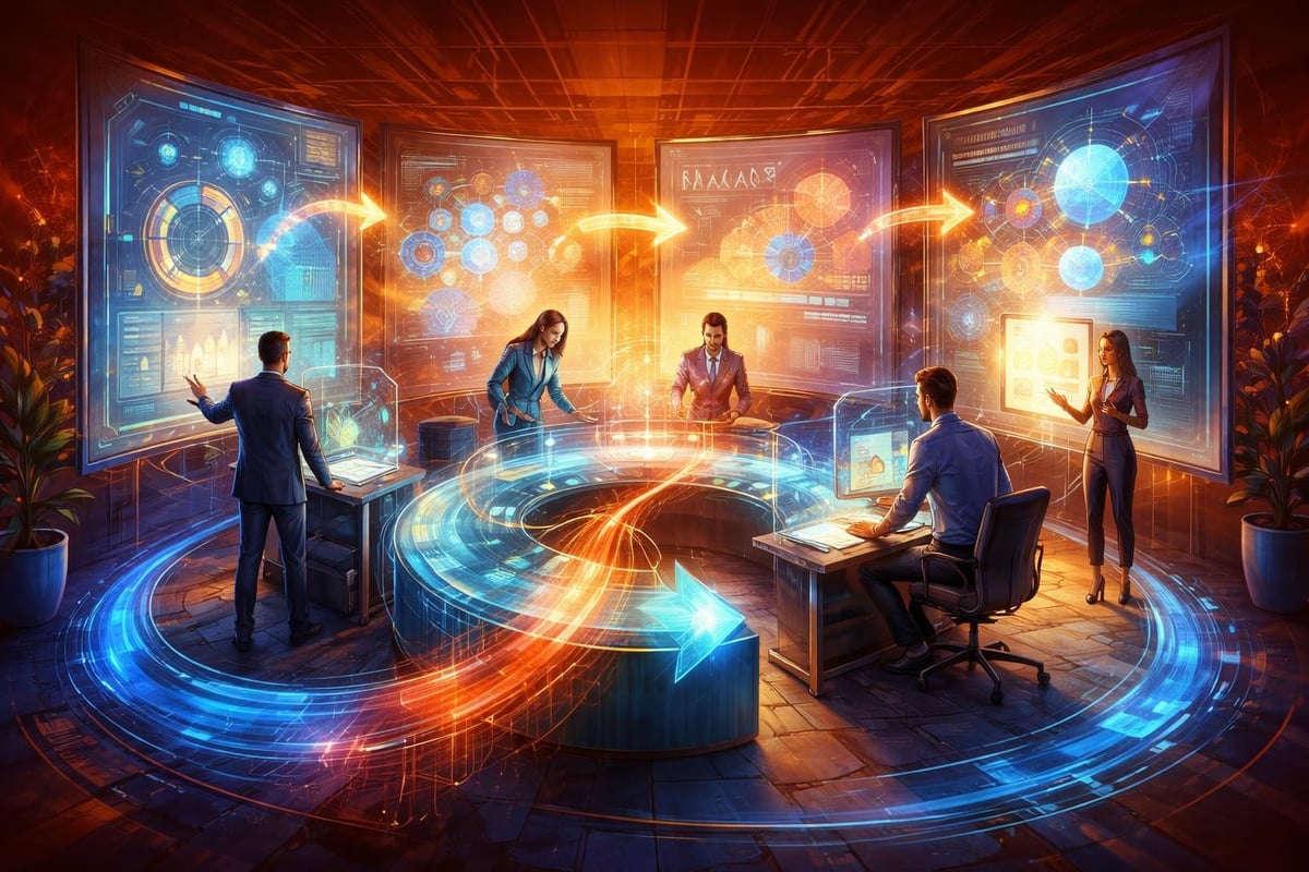 Leadership development system workflow