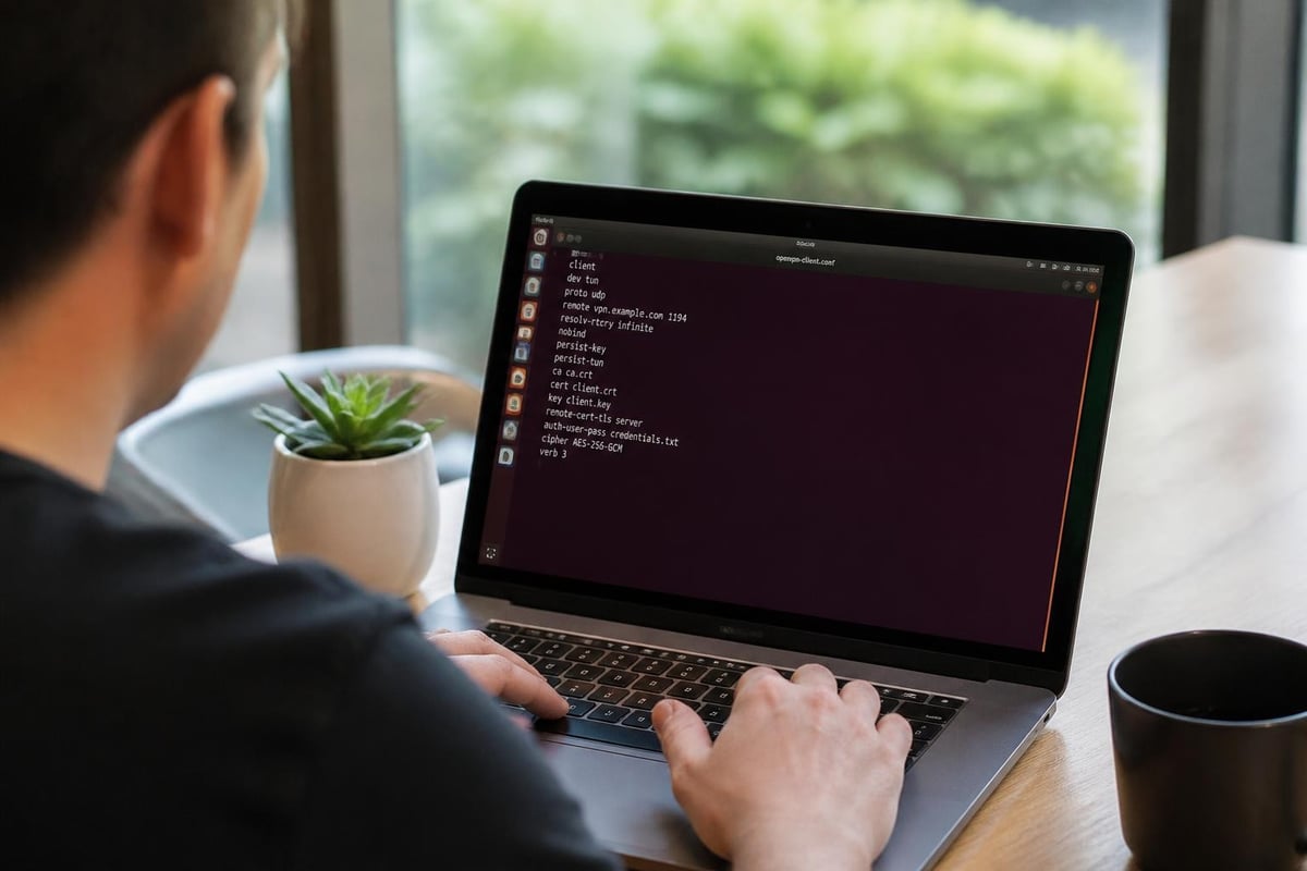 OpenVPN configuration workflow