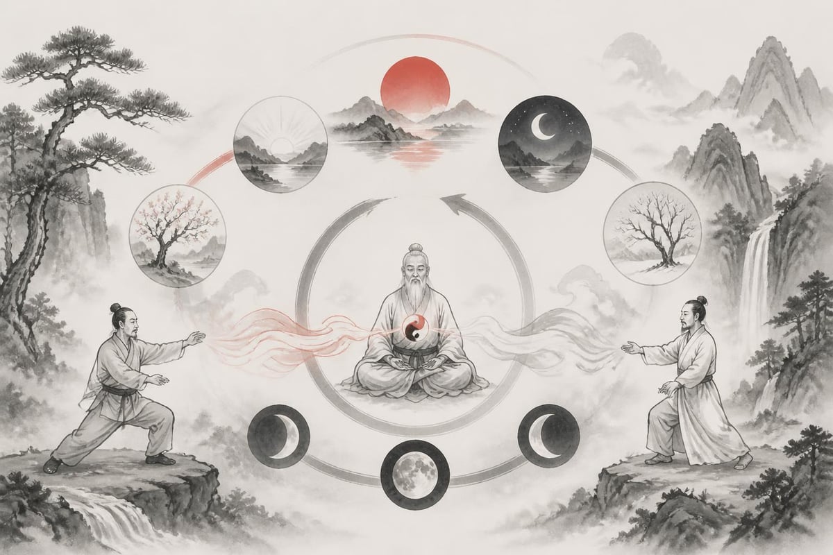 Natural energy cycles in Taoist practice