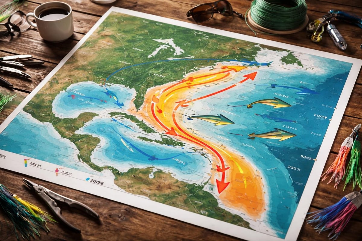 Mahi migration and seasonal patterns