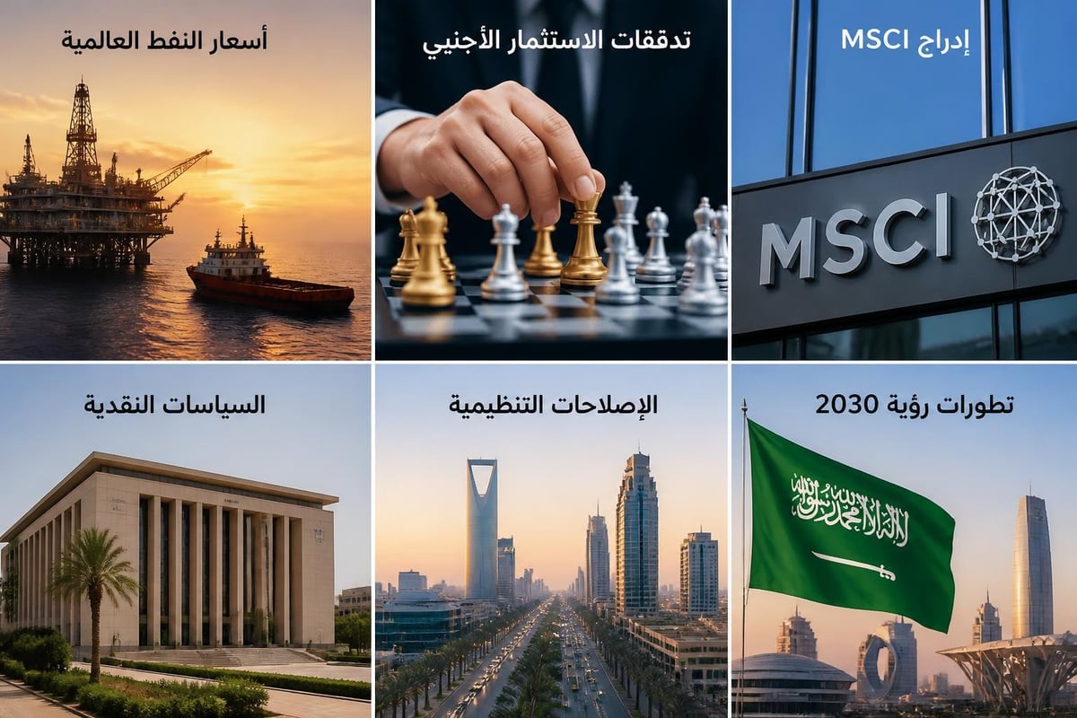 العوامل المؤثرة على مؤشر TASI