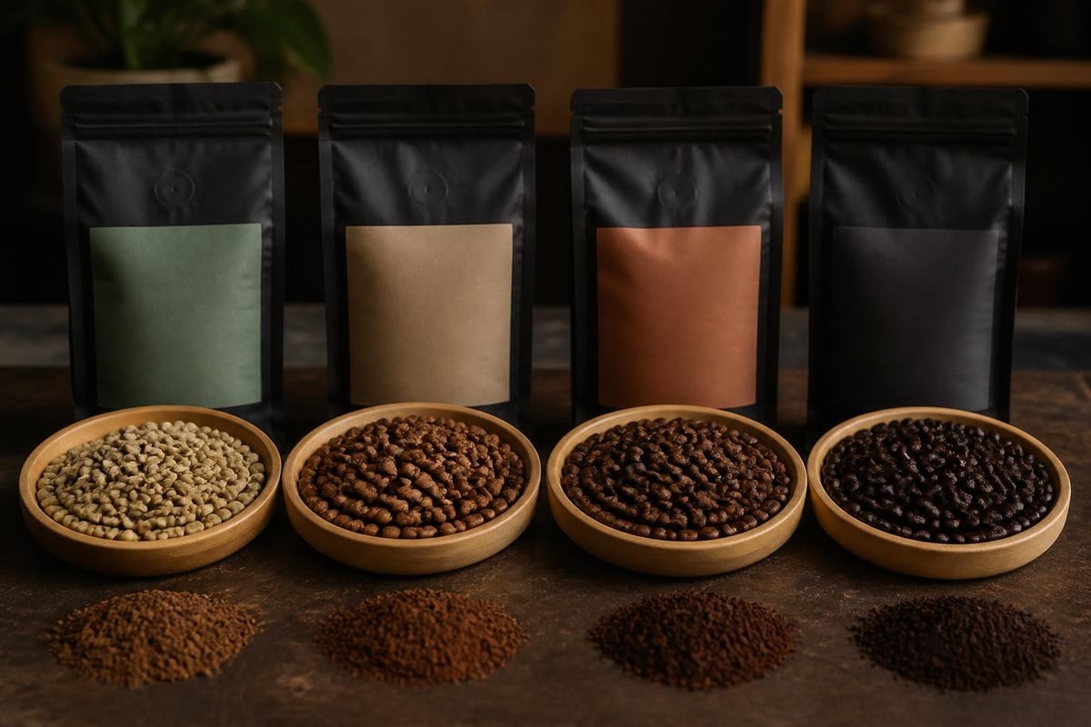 Diversité cafés torréfiés français