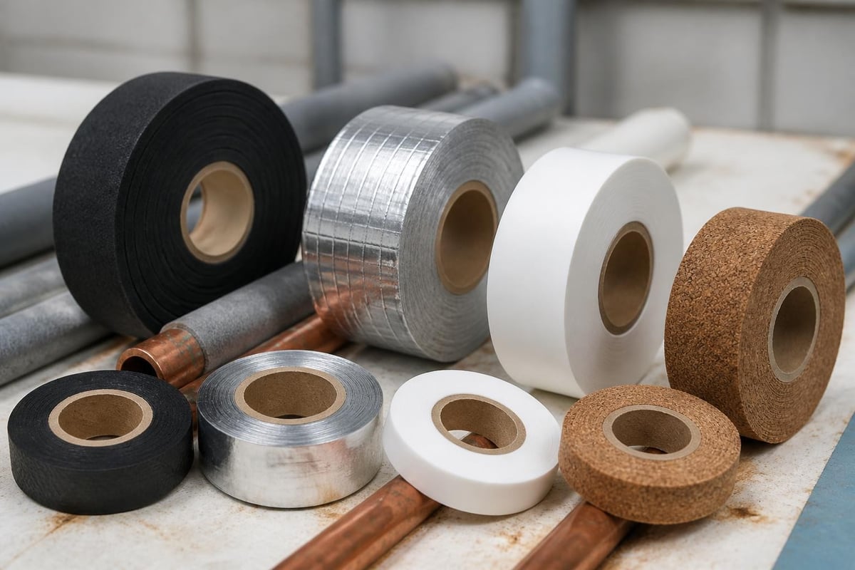 Types of pipe insulation tape
