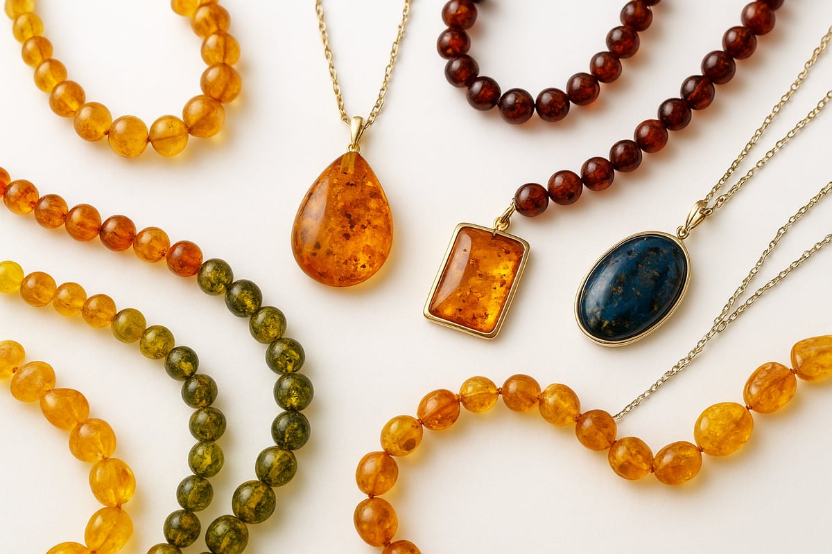 Types of Amber Necklaces: Colors, Origins, and Styles