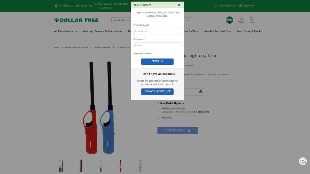 7 Best Lighter Candle Options for Safe Lighting in 2025 - Butane Candle Lighter, 12 in. by Dollar Tree