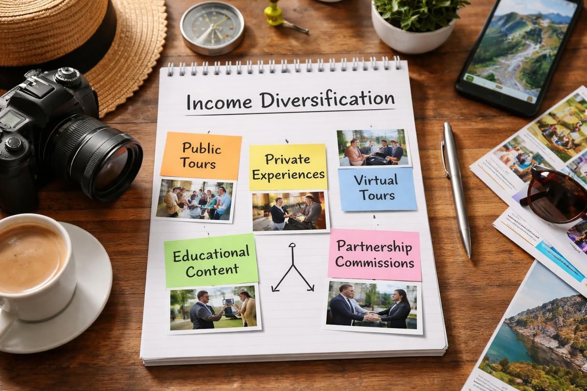 Revenue streams for guides