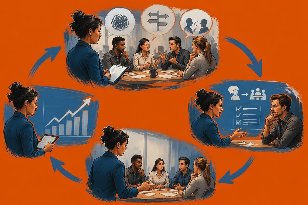Live meeting coaching process