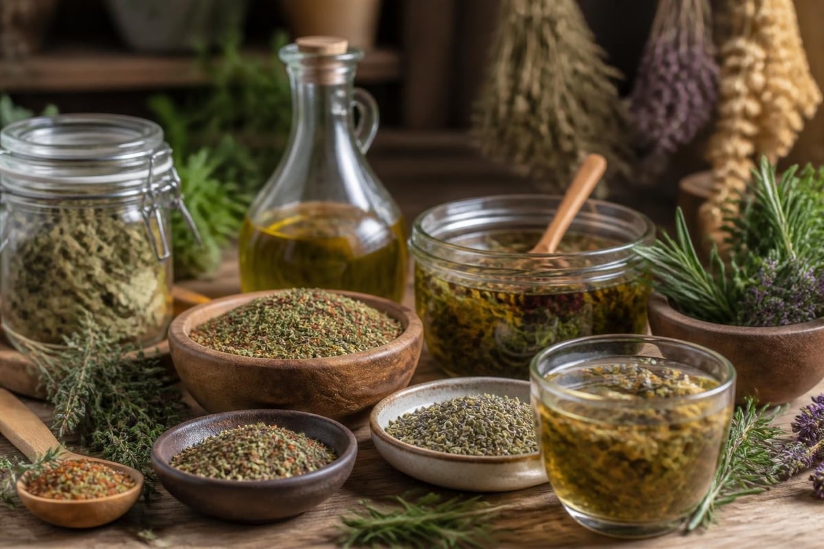 Utilisation des herbes en cuisine