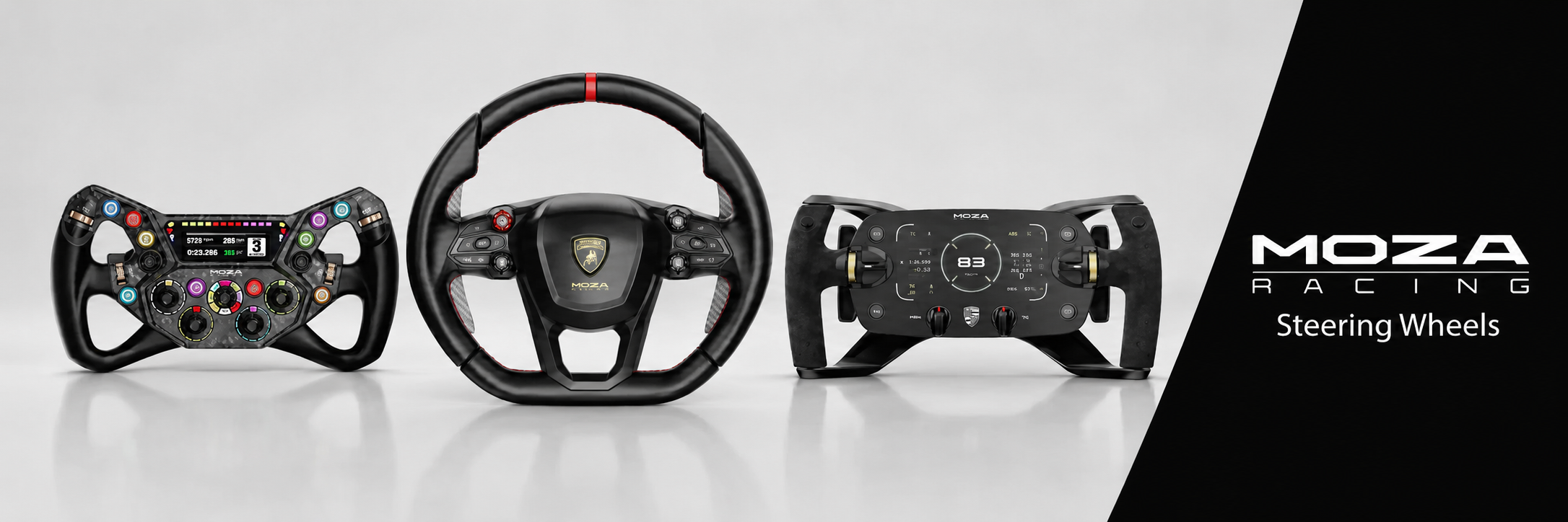 MOZA sim racing steering wheels