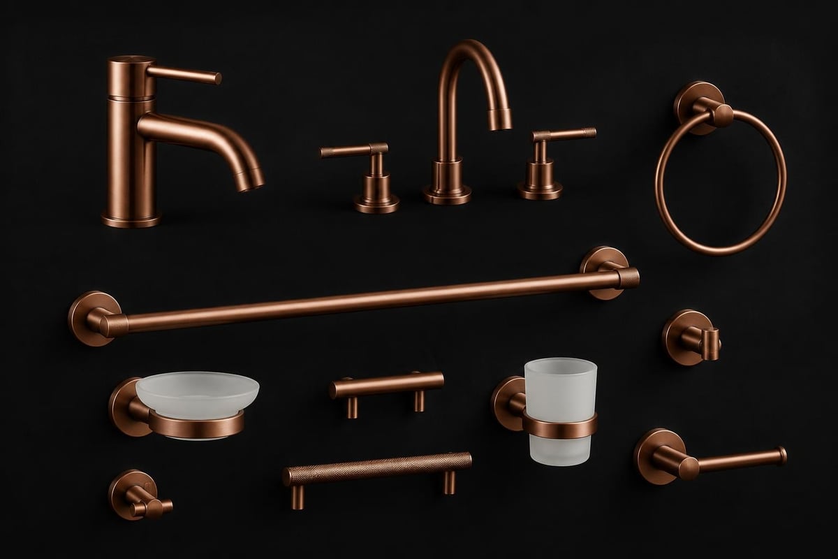 Bathroom hardware coordination