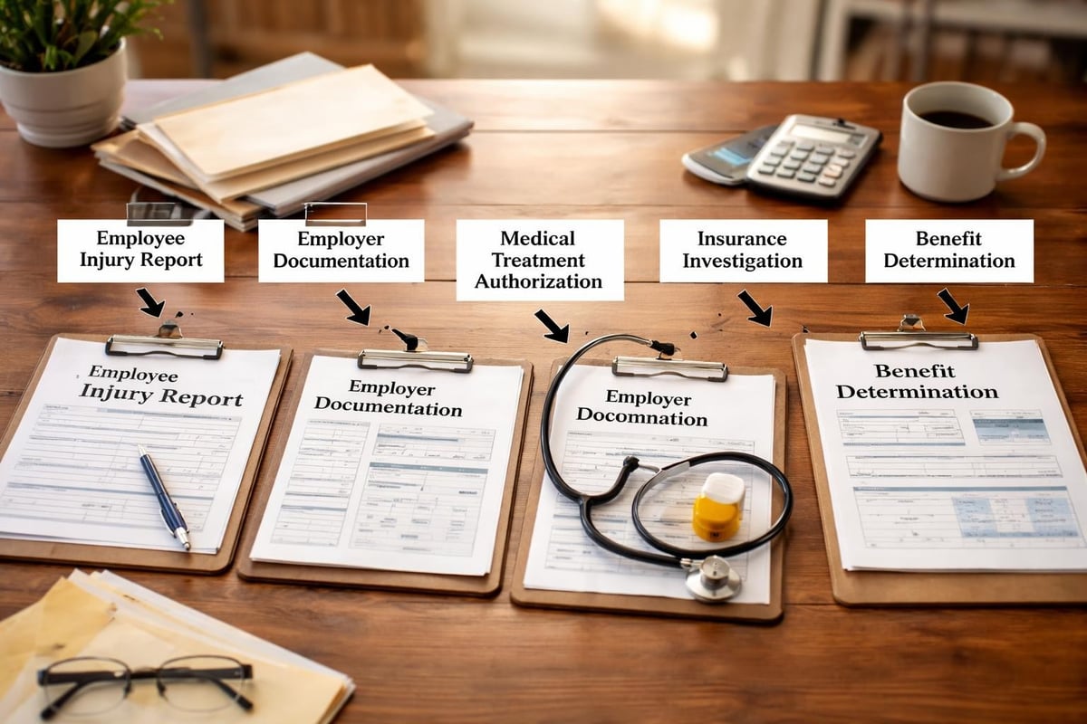 Minnesota workers compensation claim workflow