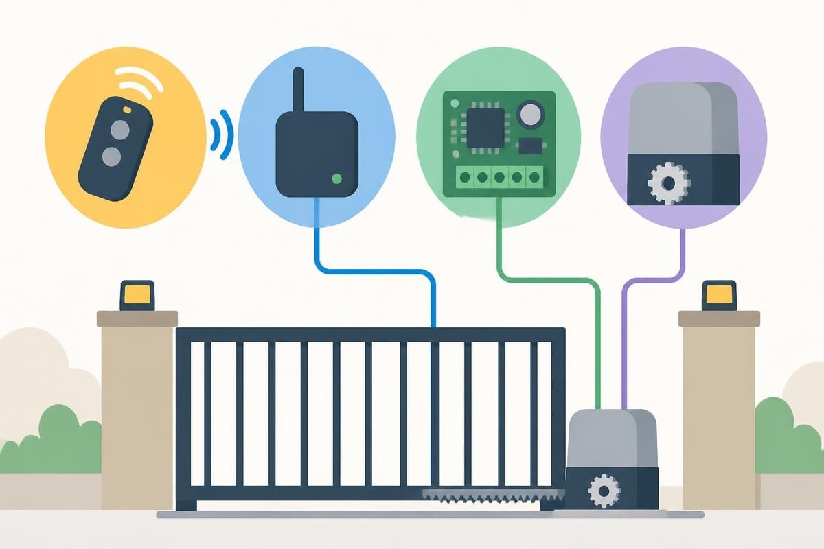 Remote Gate Control Components