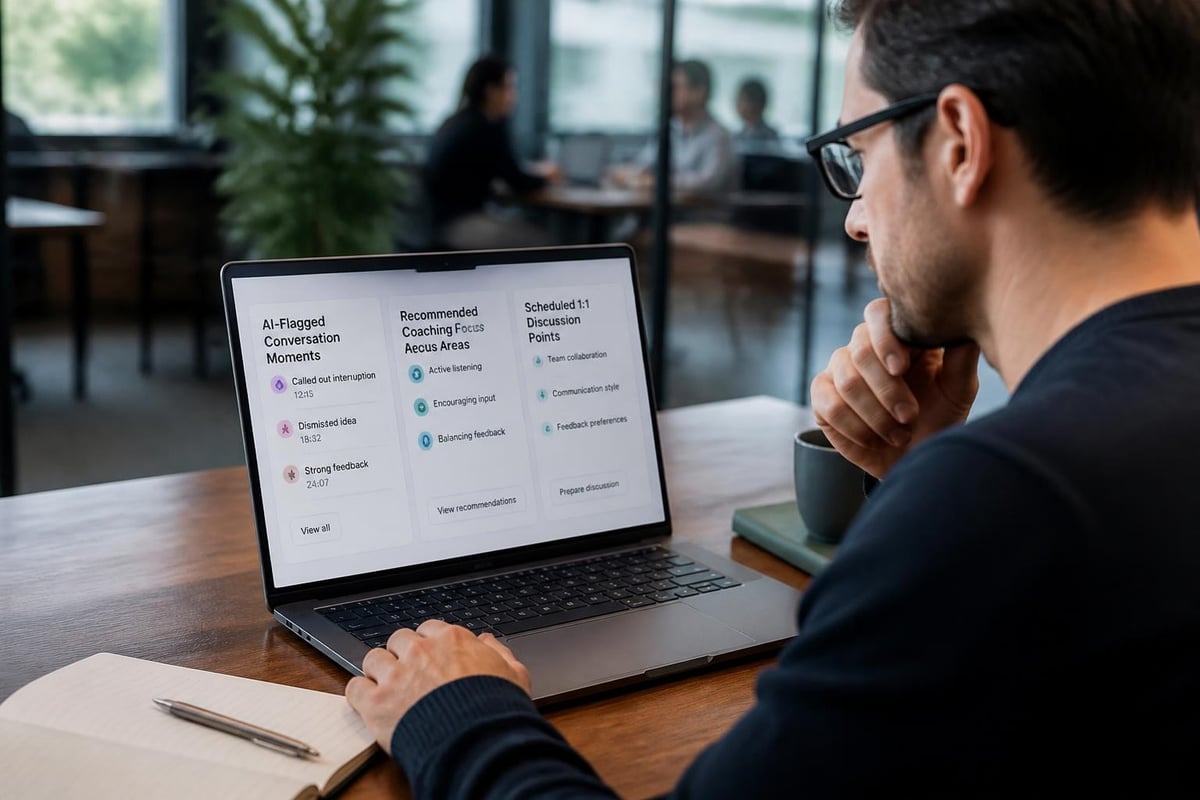 Manager coaching workflow