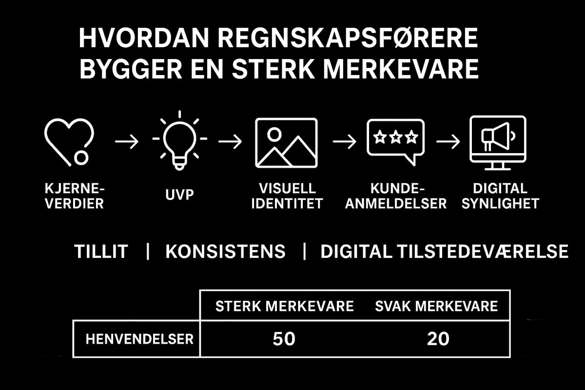 Slik bygger du en sterk merkevare som regnskapsfører