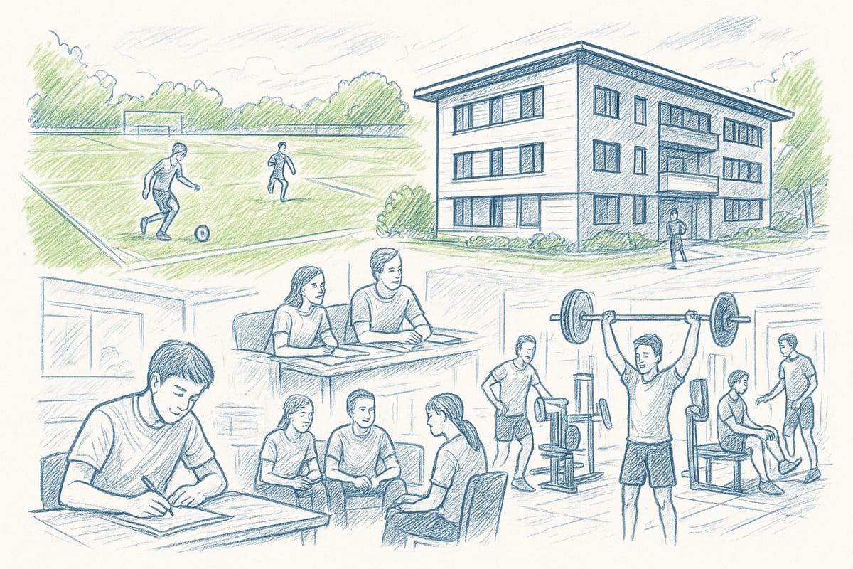 Instalaciones, Servicios y Vida en la Academia