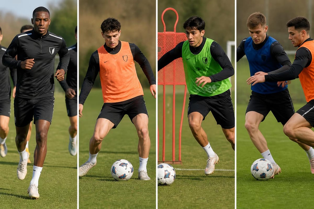Soccer training progression