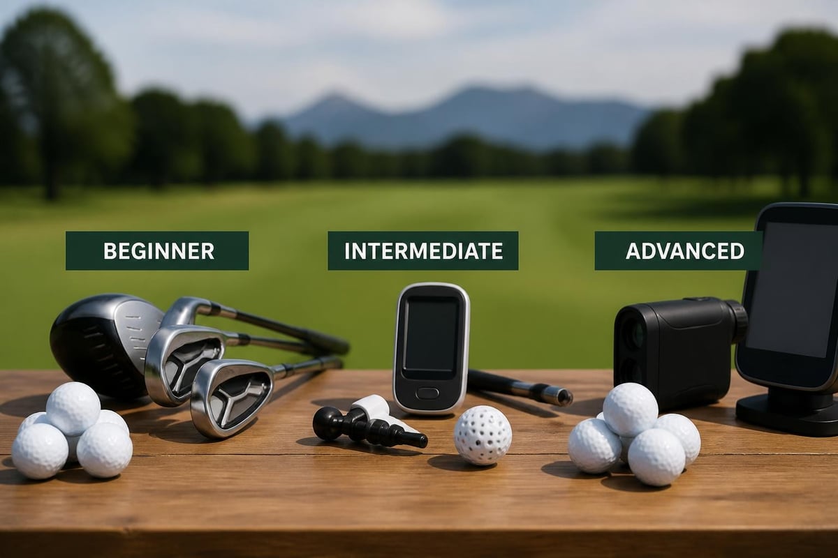 Golf equipment categories