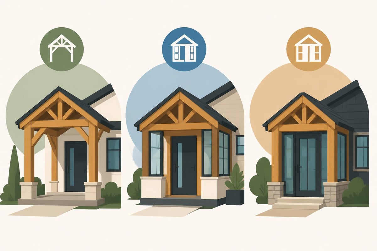 Timber porch design styles