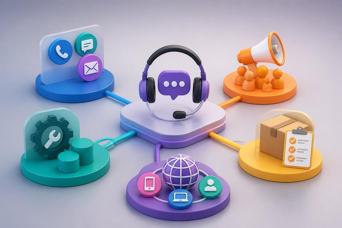 Customer care BPO service layers