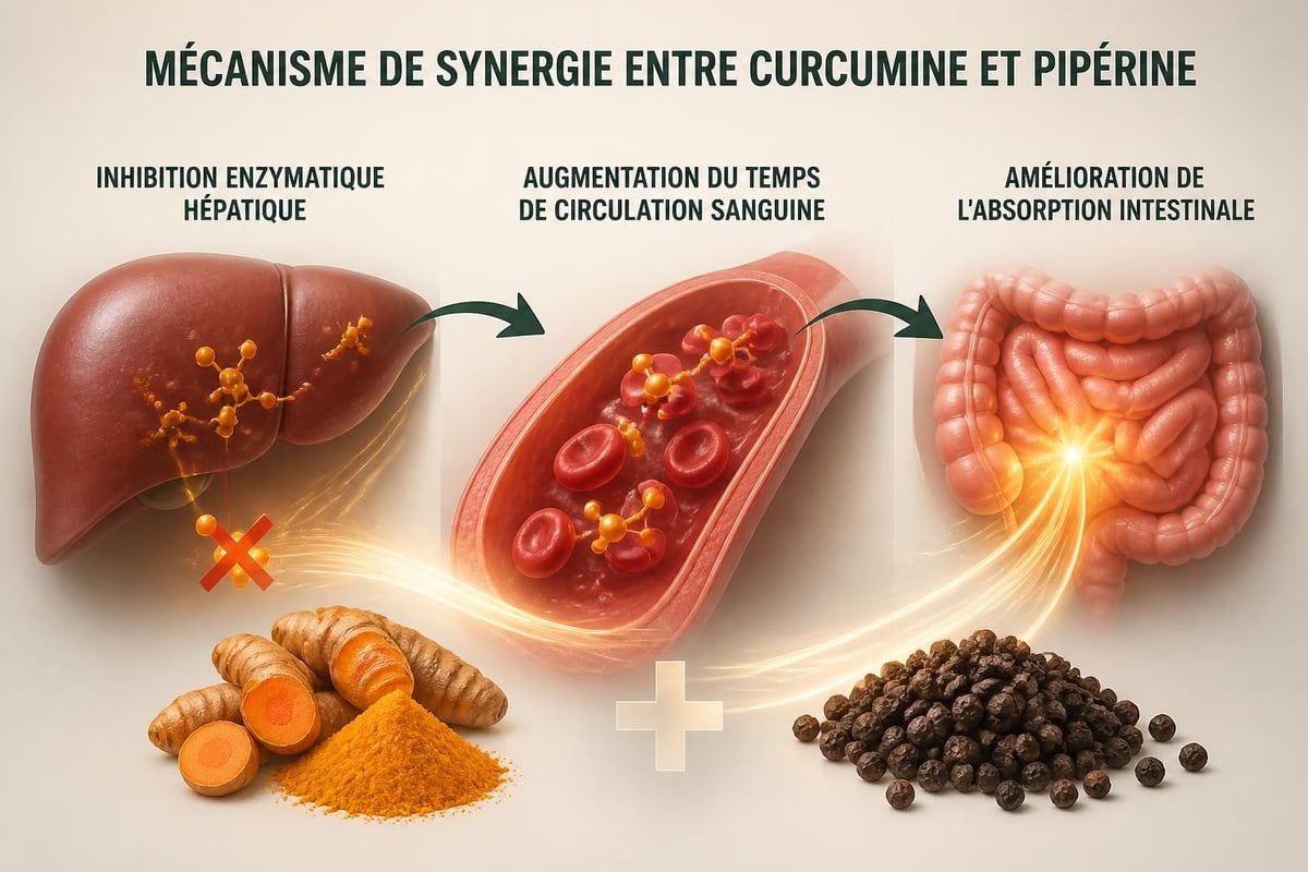 Synergie curcuma-poivre