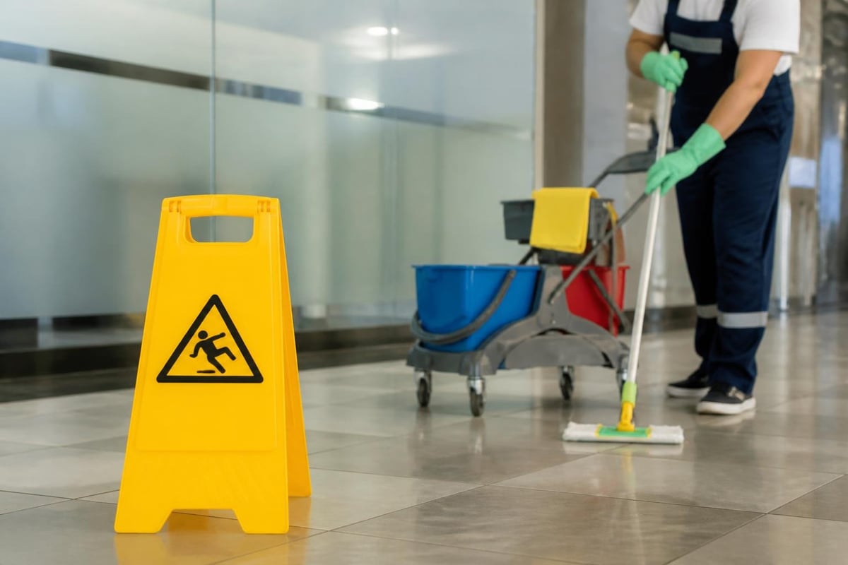 Yellow caution signage standards