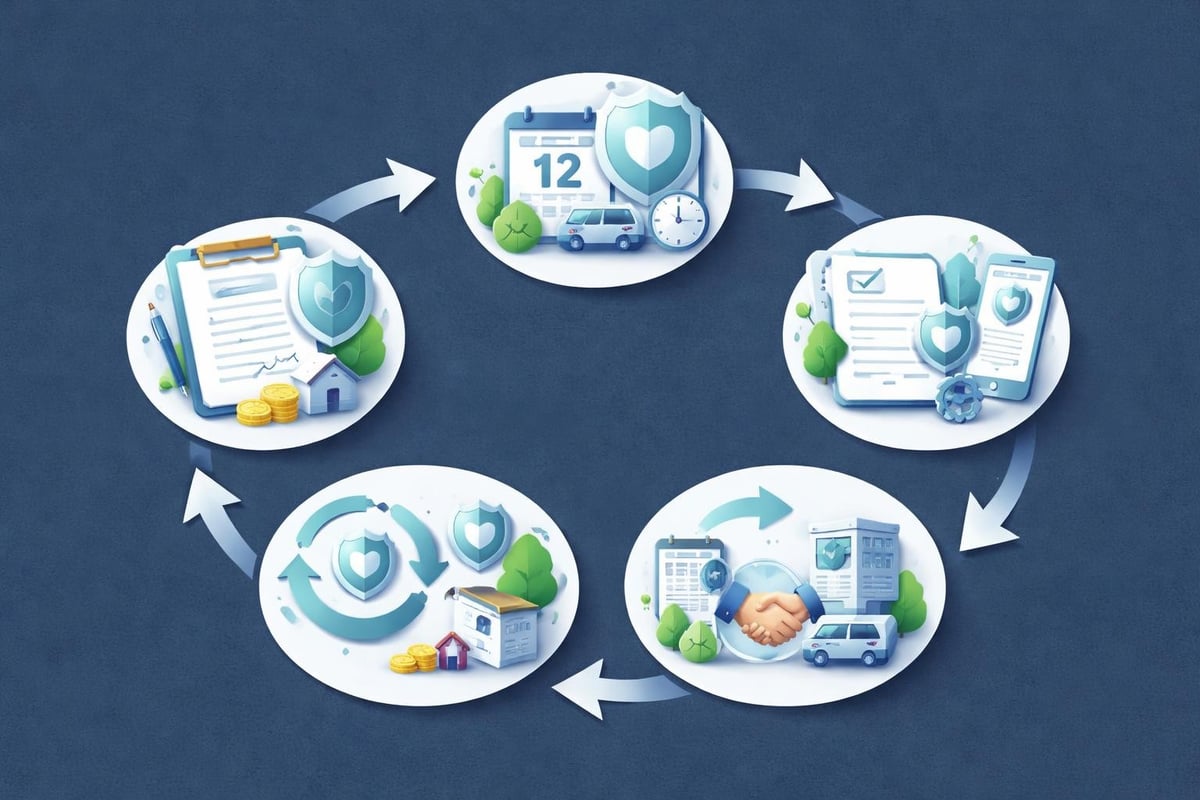 Ciclo de vida p&oacute;liza segura