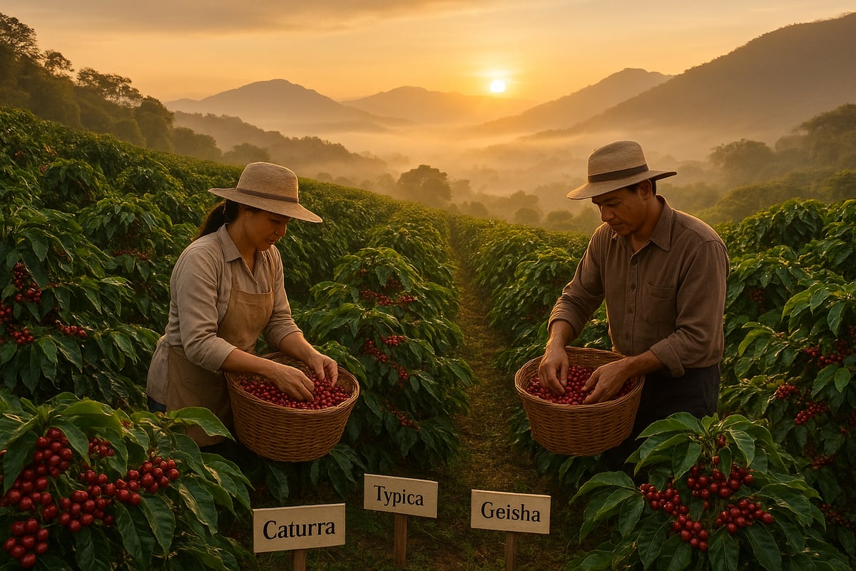 Key Colombian Coffee Varieties and Flavor Profiles
