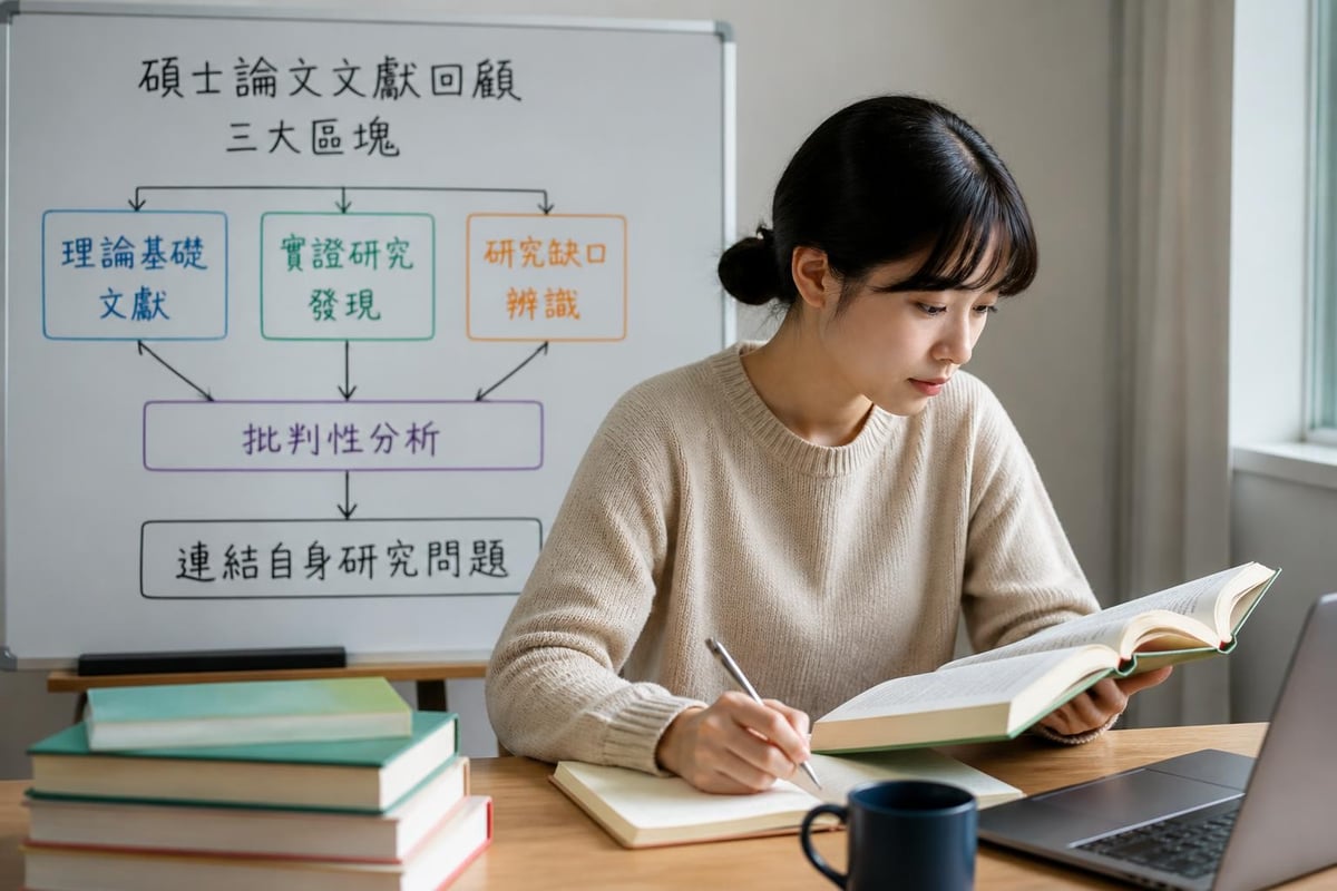 文獻回顧架構圖