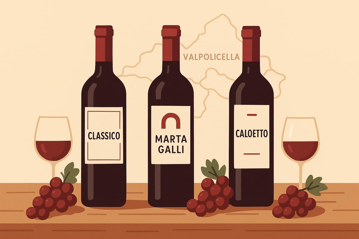 Le Etichette Amarone Le Ragose: Classico, Marta Galli e Caloetto