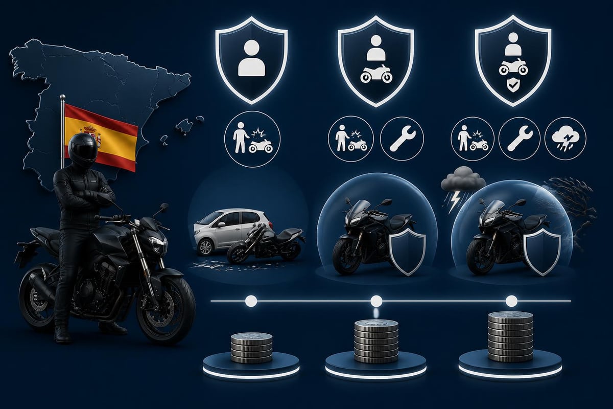 Comparativa coberturas de seguro de moto