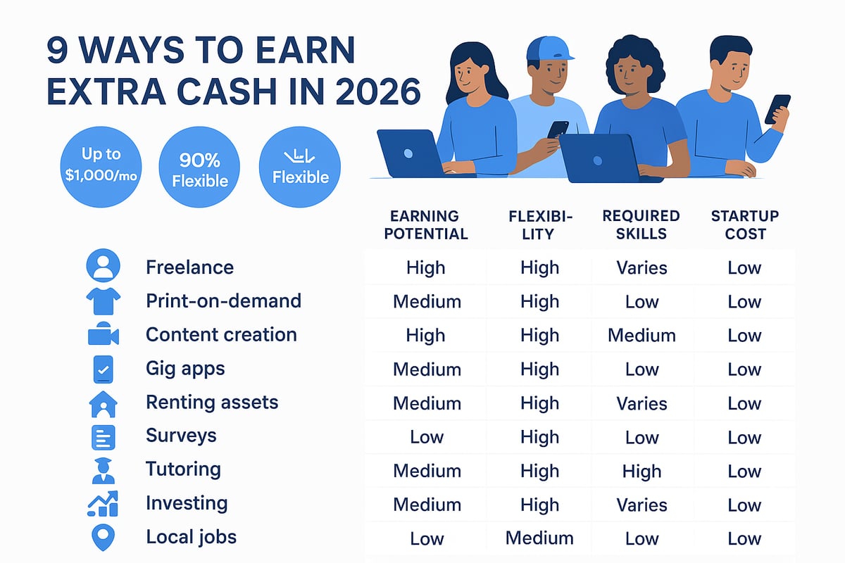 9 Brilliant Ways to Earn Extra Cash in 2026