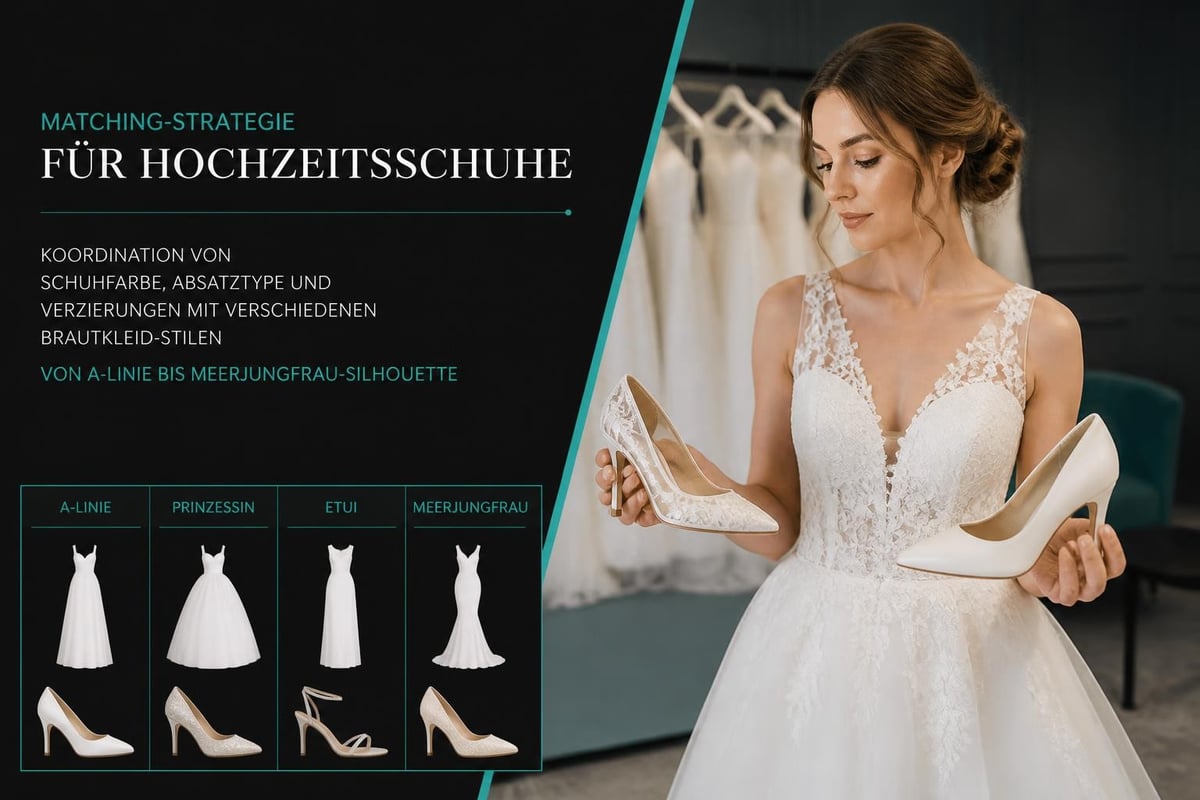Brautschuh-Styling-Konzepte