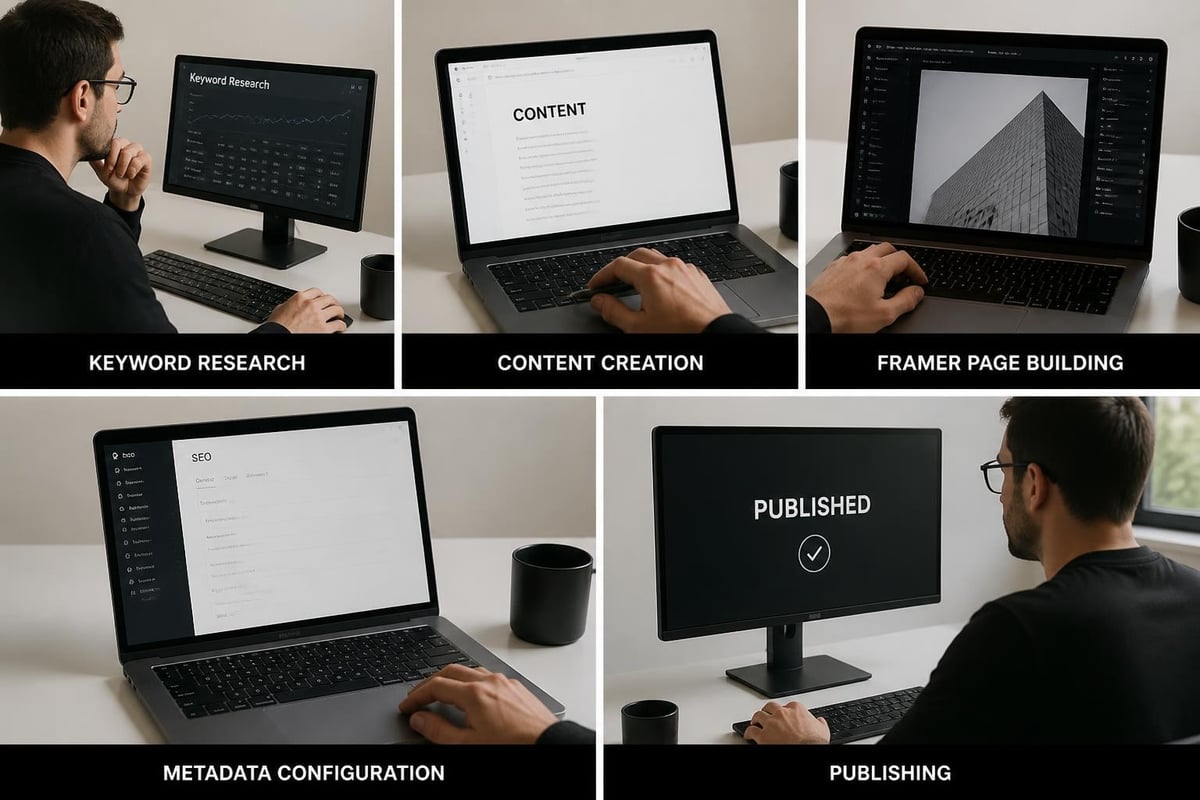 Framer content optimization process