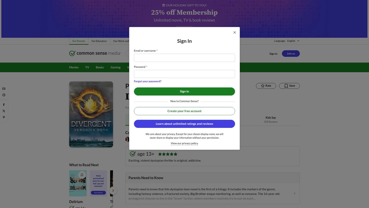 7 Unmissable Book Series for Teens to Read in 2026 - Divergent Trilogy by Veronica Roth