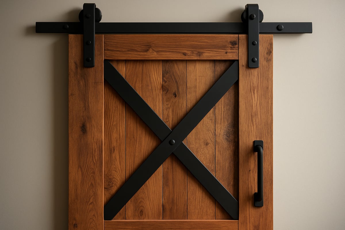 Material Choices and Hardware Options for Barn Door With X