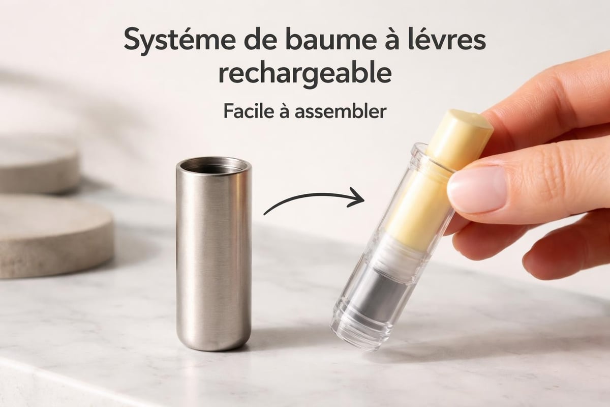 Composition d'un stick rechargeable