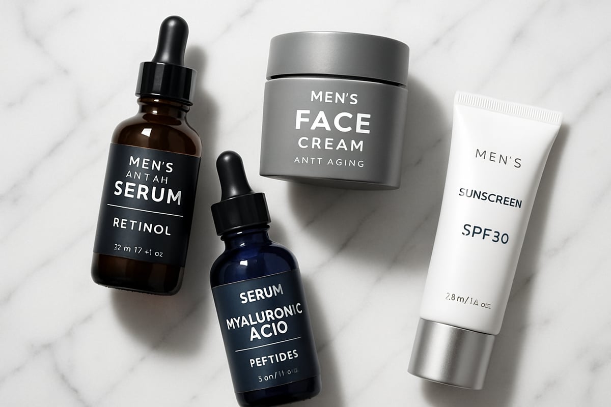 The most important anti-aging ingredients for men in 2025