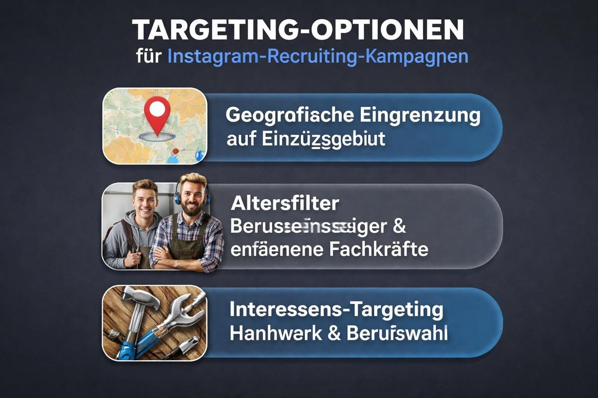 Instagram Ads Targeting für Handwerksbetriebe