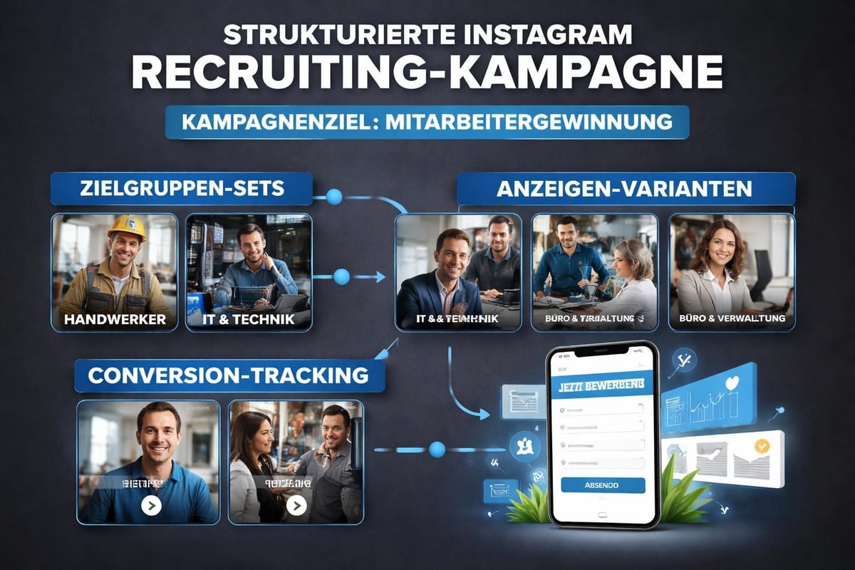 Instagram Kampagnenaufbau für Recruiting