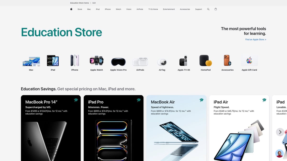 7 Surprising Homeschool Discount Deals for 2025 Families - Apple Education Pricing