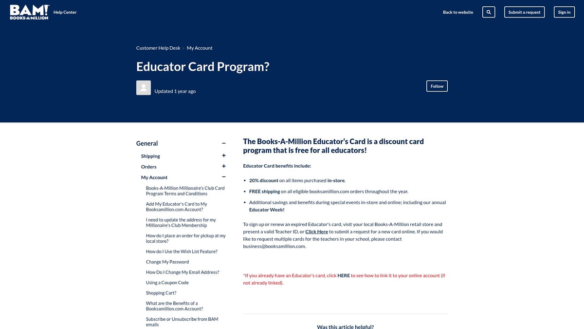 7 Surprising Homeschool Discount Deals for 2025 Families - Books-A-Million Educator Discount Card