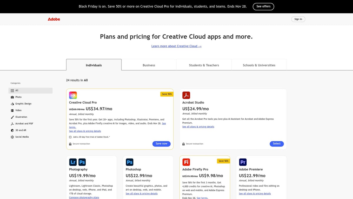 7 Surprising Homeschool Discount Deals for 2025 Families - Adobe Creative Cloud for Students and Teachers