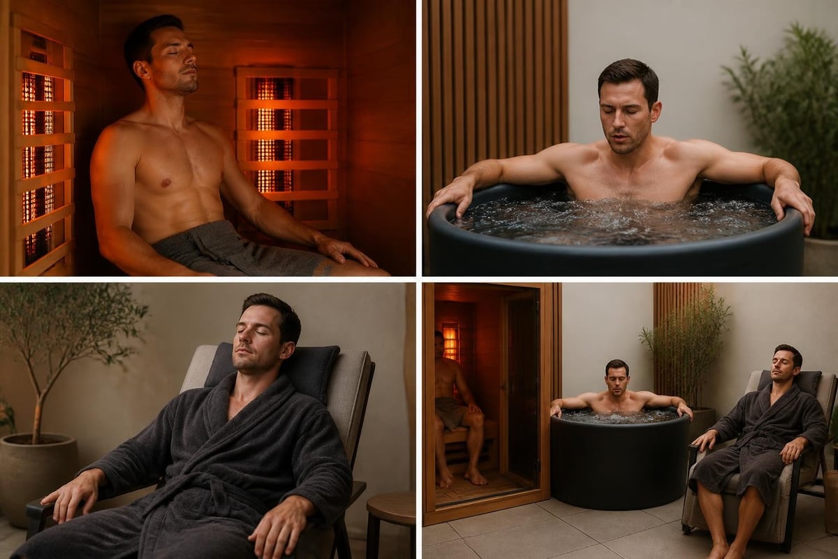 Heat and cold contrast therapy cycle