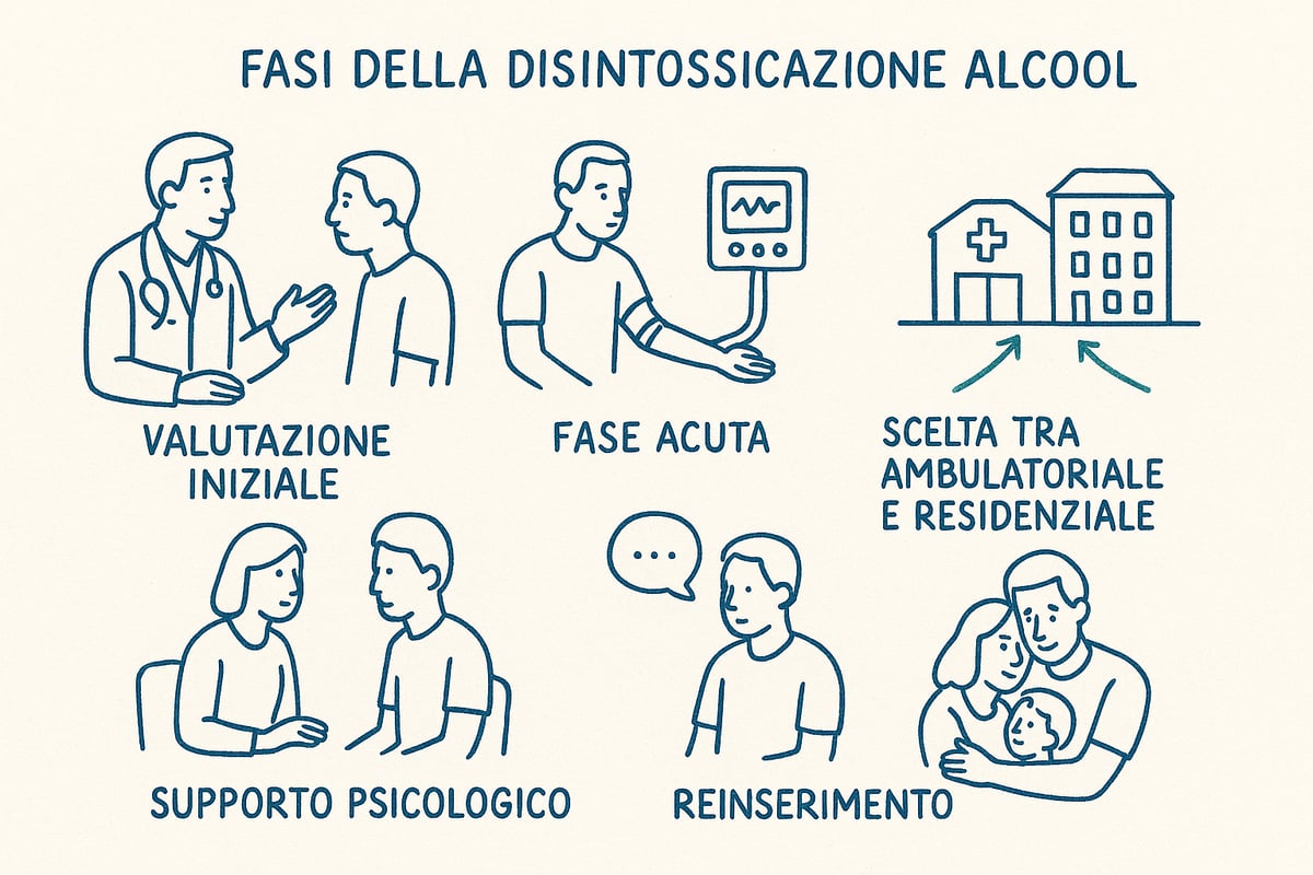 Le Fasi della Disintossicazione Alcolica