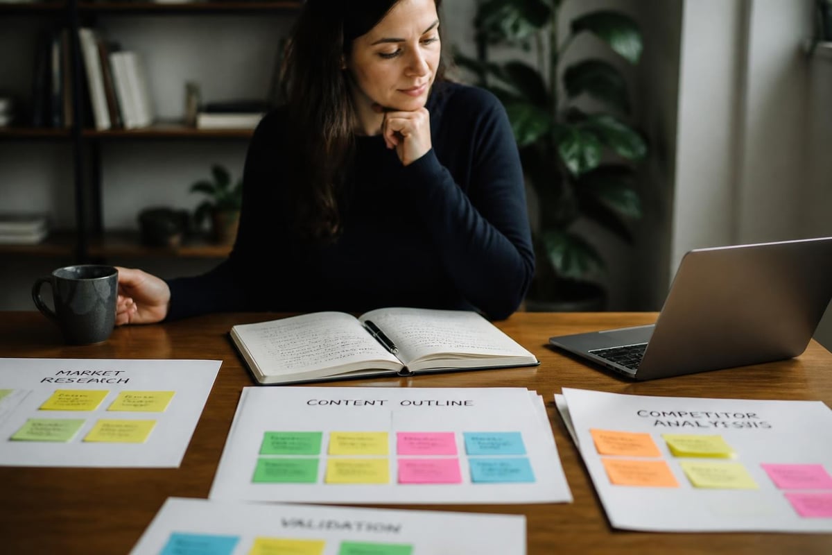 EBook content planning workflow